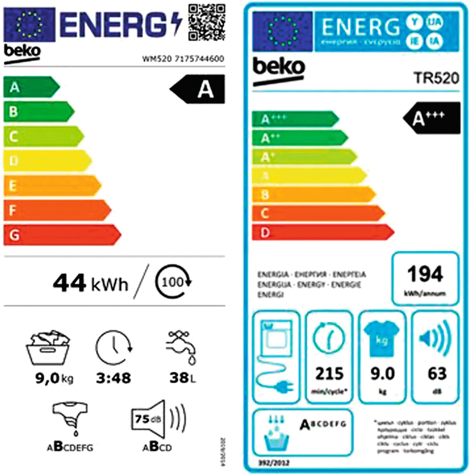 Beko Waschturm WM520 & TR520