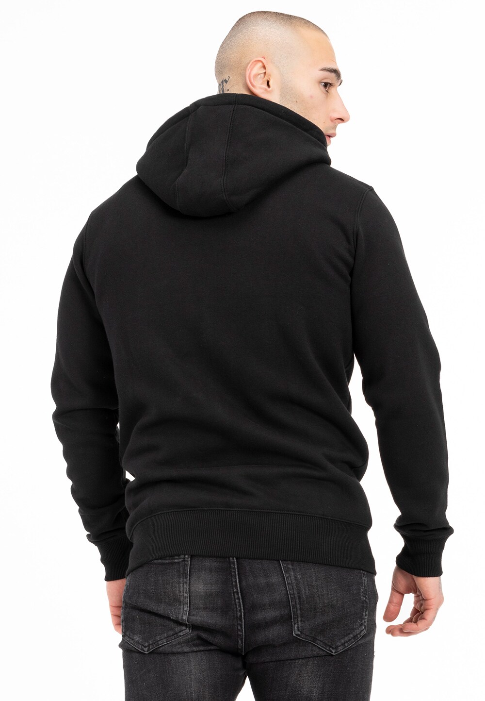 Tapout Herren Kapuzenjacke mit Reißverschluss normale Passform MARFA HOODED ZIPPER