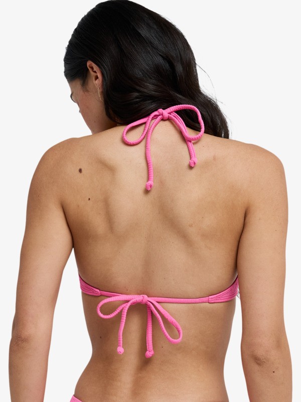 Roxy Paradise Fixed Tri Haut de bikini triangle Rose Femme
