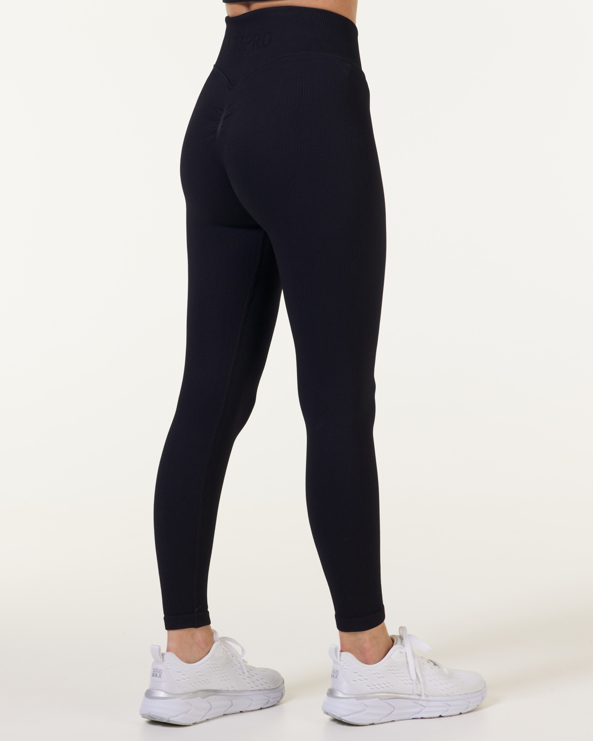 Bumpro 2-PACK Perfect Rib Scrunchie Tights Blackout