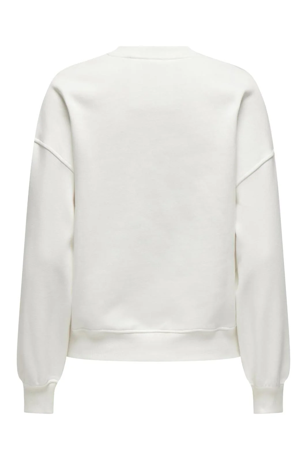 Only Onlsofia L/S Word O-Neck Swt 4564500 cloud dancer angel