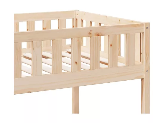 Lit superposé 90x200 cm Bois de pin massif
