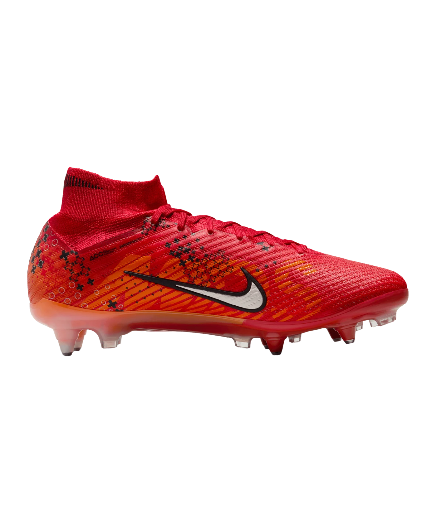 Nike Air Zoom Mercurial Superfly IX Elite SG-Pro AC Dream Speed 7 Rot Weiss Orange F600