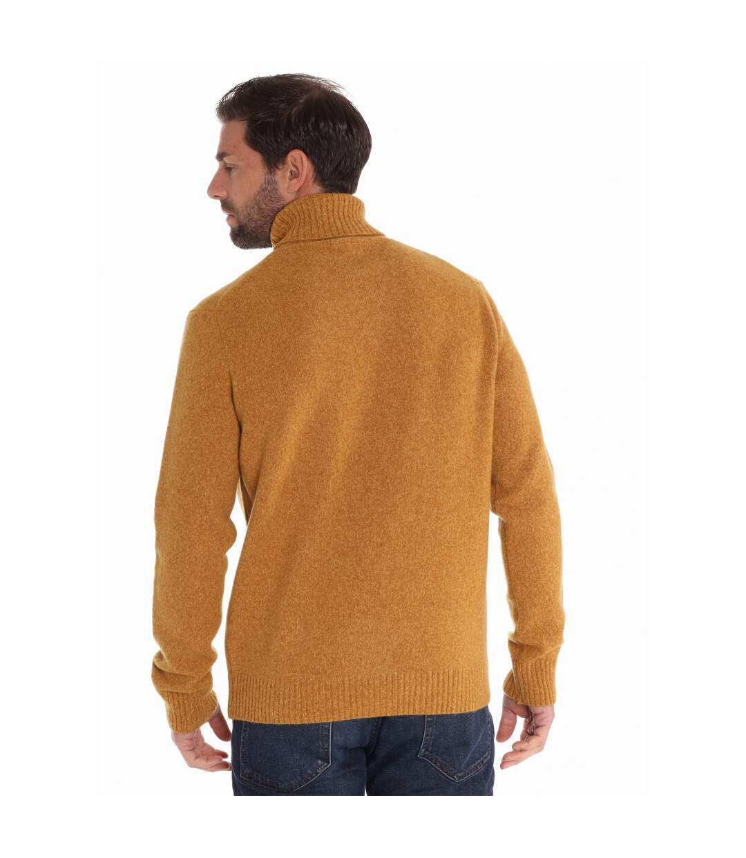 Pull col roulé chaud et doux