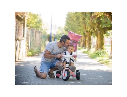 SMOBY - Tricycle baby balade plus rose