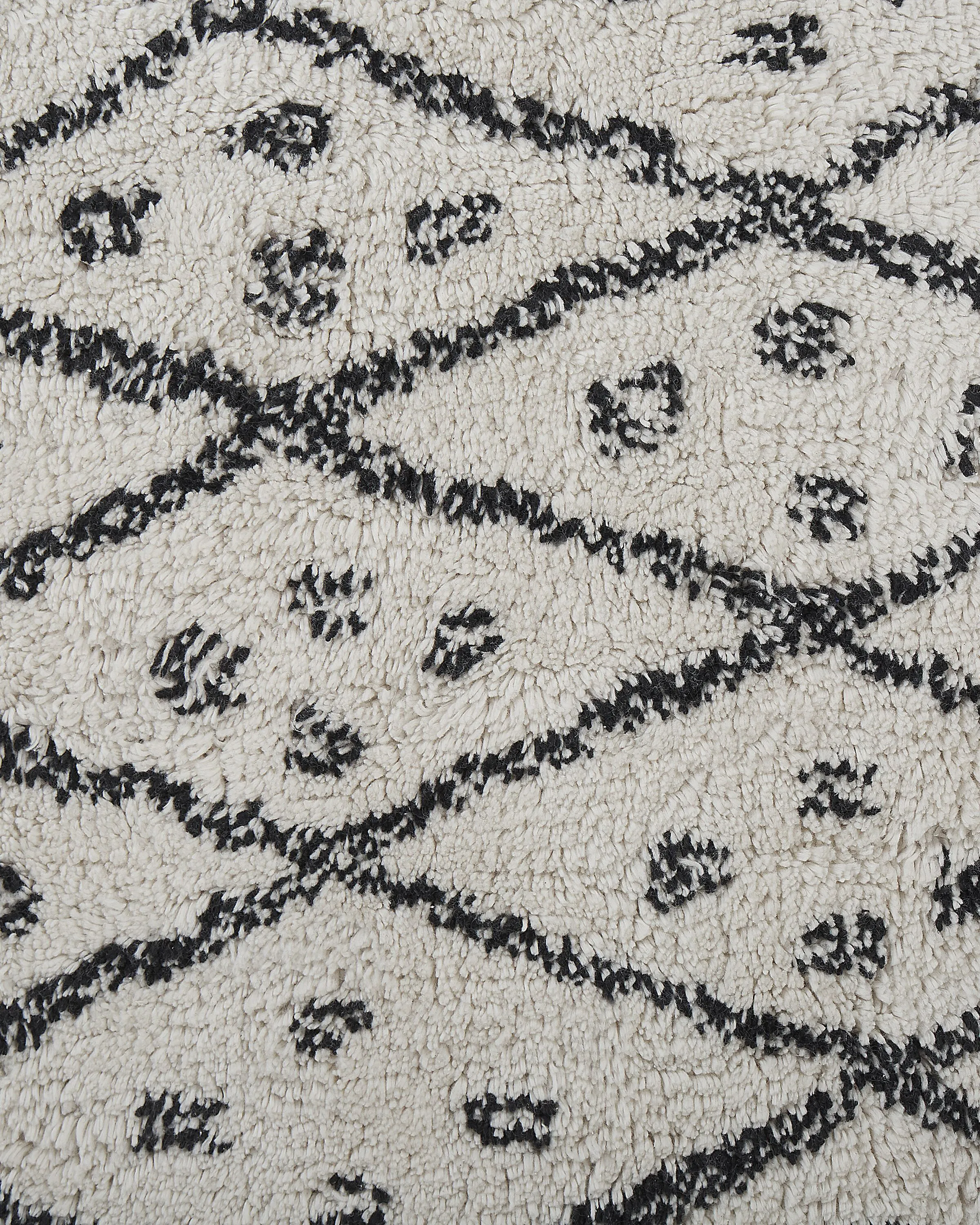 Vloerkleed AGADIR Gebroken wit 160 x 230 cm Katoen