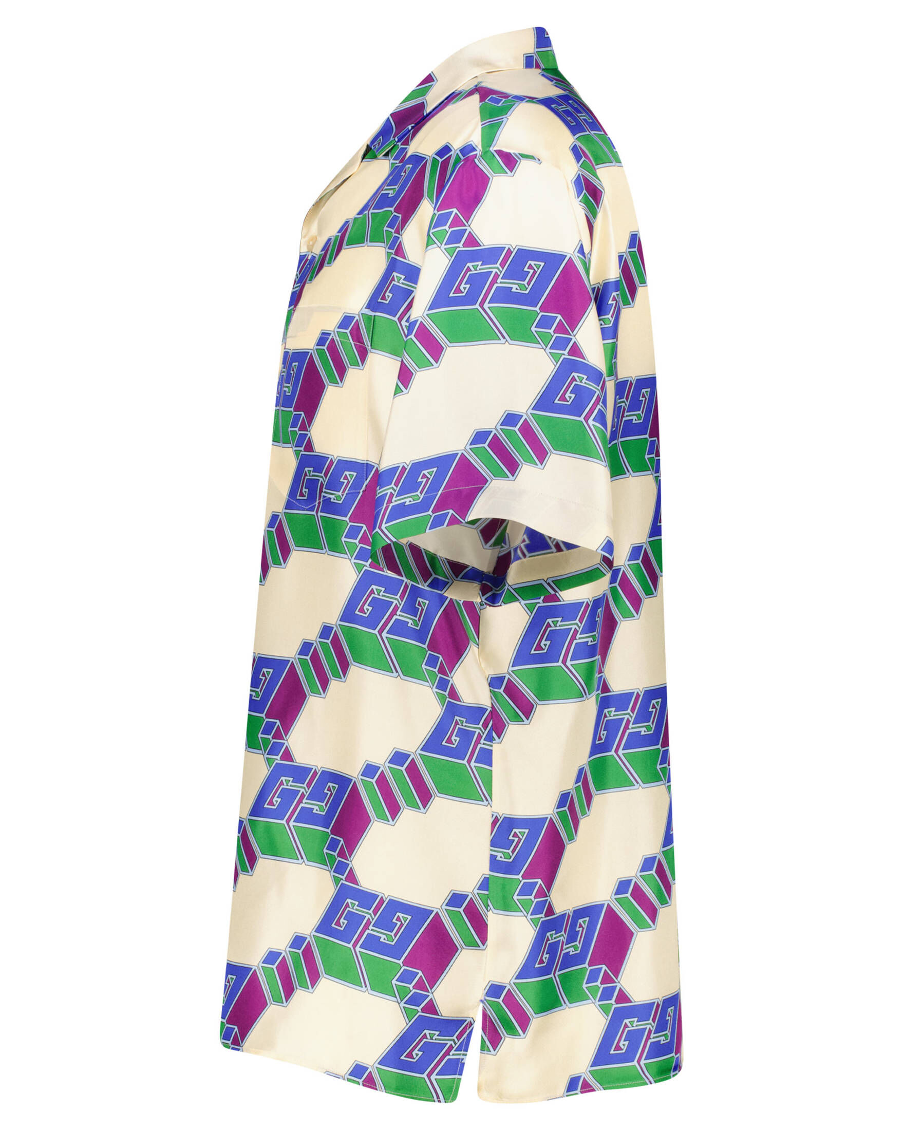 Gucci| Herren Seidenhemd BOWLING HAWAII SHIRT Kurzarm