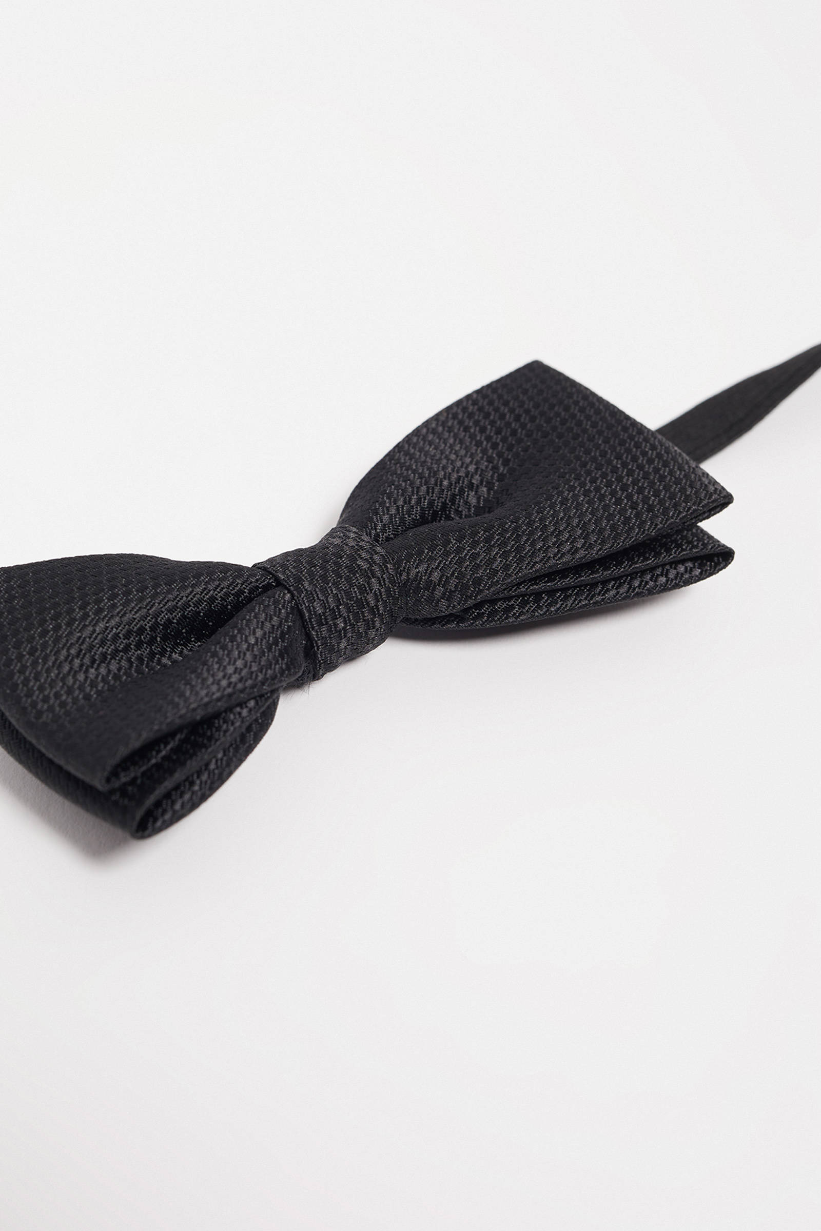 WE Fashion vlinderstrik met textuur zwart