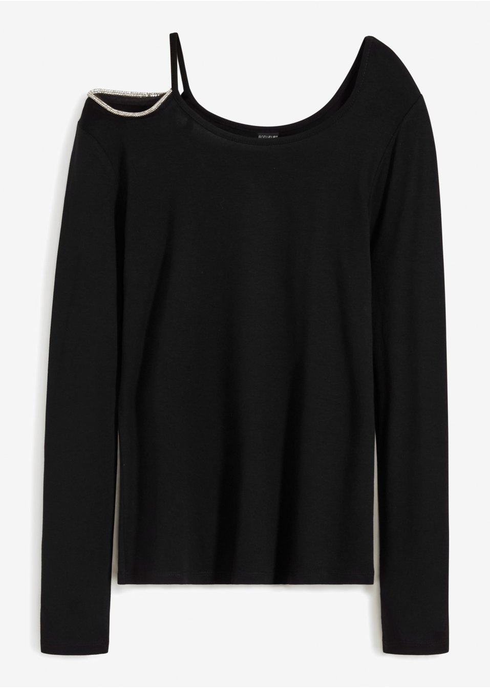 T-shirt manches longues avec détail brillant