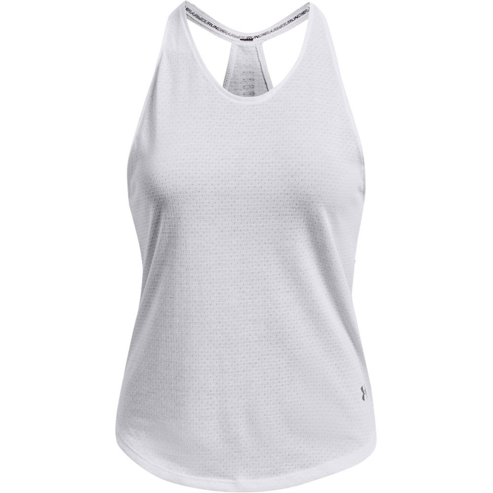 Under Armour STREAKER RUN - Débardeur Femme blanc