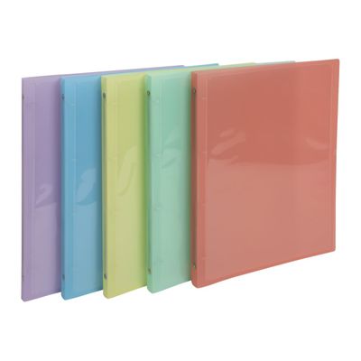 Exacompta Kreacover Pastel - Classeur 4 anneaux personnalisable - Dos 20 mm - A4 - pour 140 feuilles - disponible dans différentes couleurs