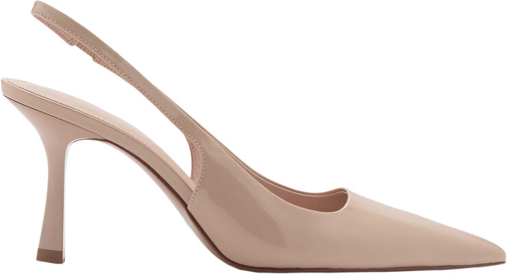 MANGO Pointed toe heel shoes Lt-pastel pink