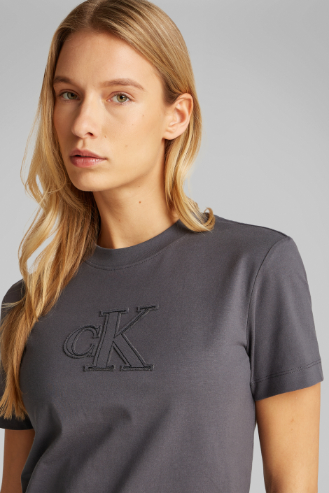Calvin Klein grijze dames t-shirt