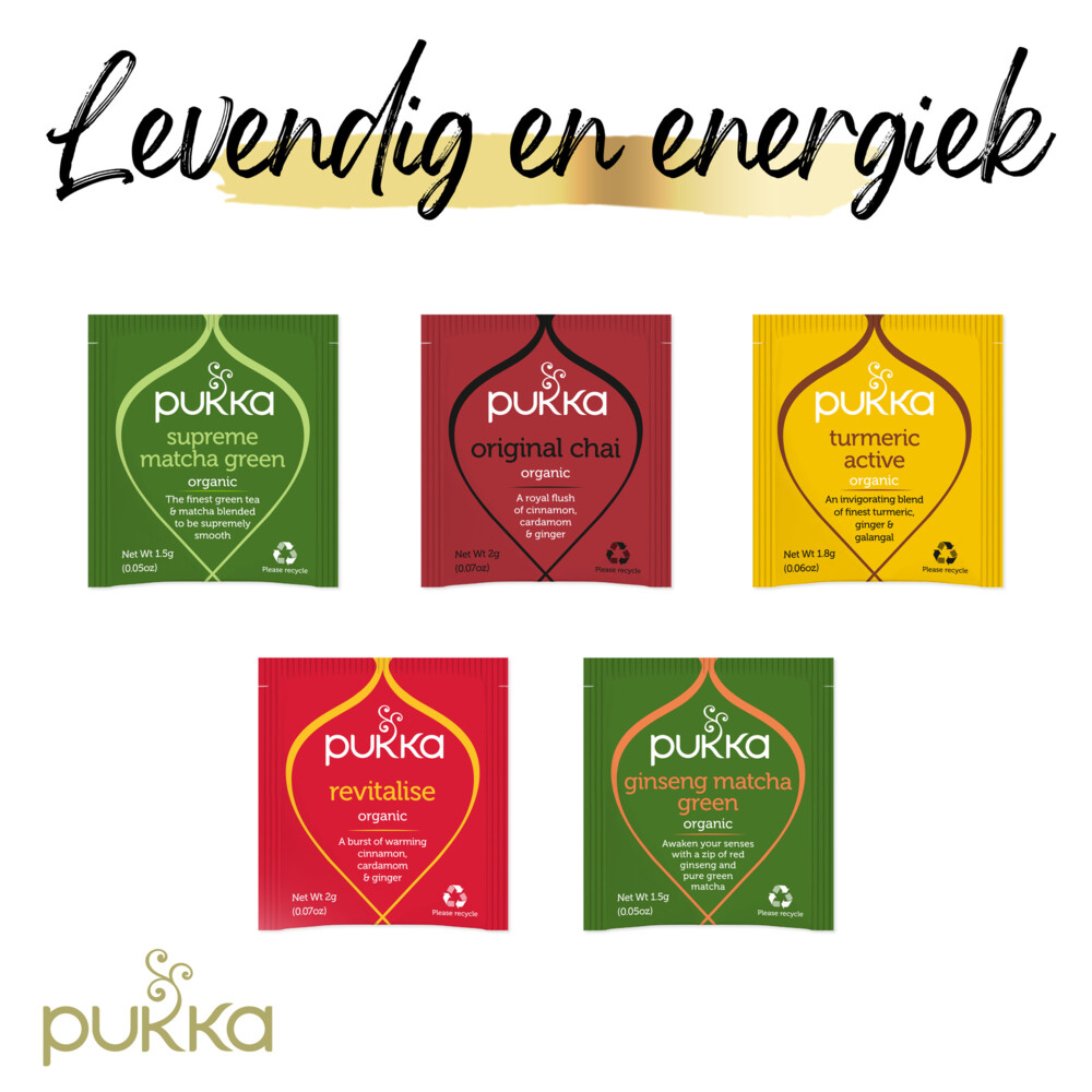 Pukka Thee Active Kruidenthee Geschenkset45 stuks