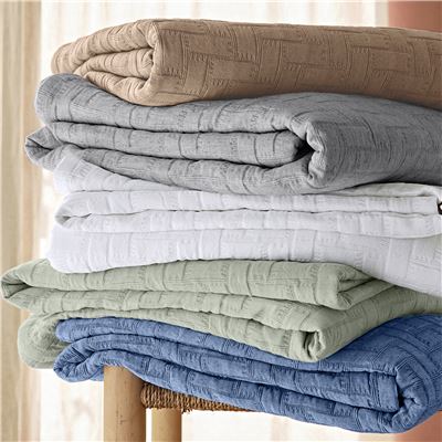Jeté tissé jacquard