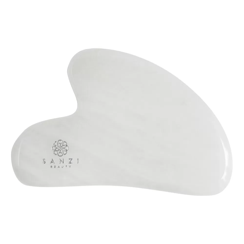 Sanzi Beauty Gua Sha White Jade - 1 stk.