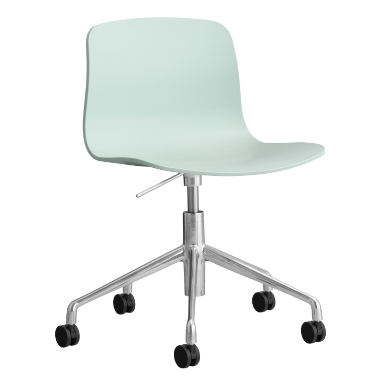 Hay AAC50 bureaustoel aluminium onderstel Dusty Mint