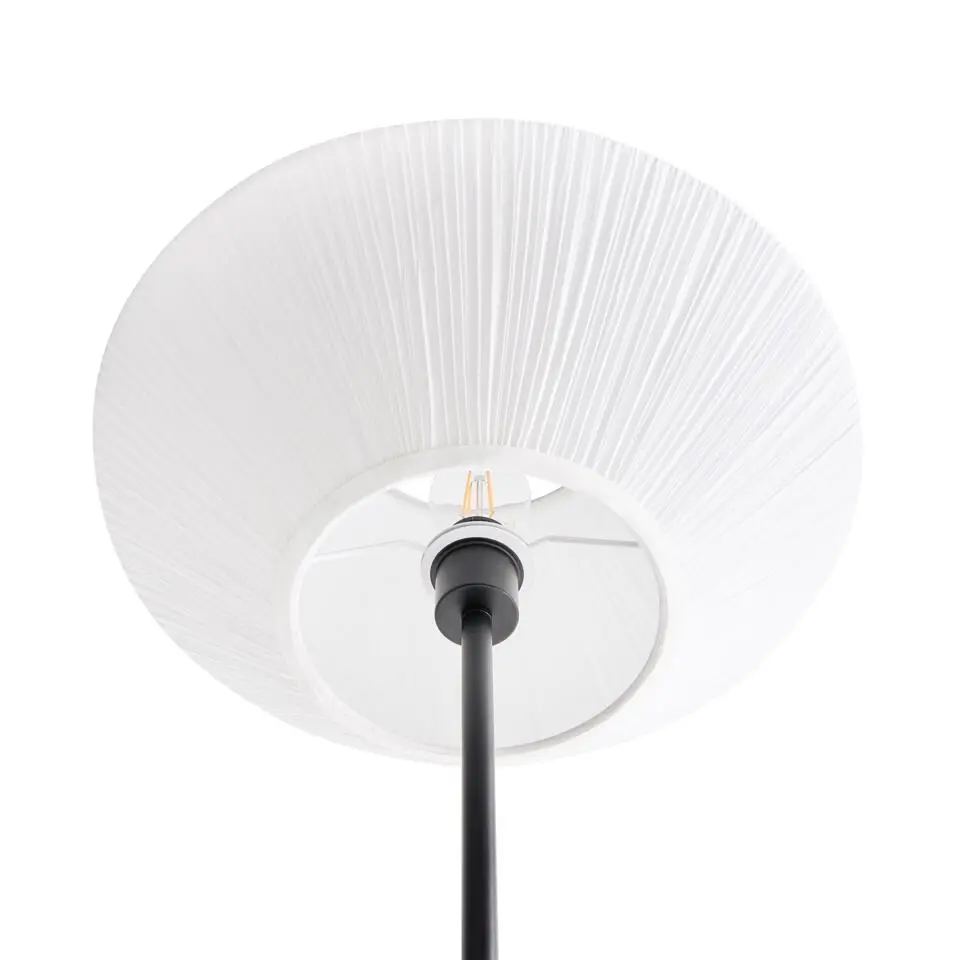 MAKETSI - Staande lamp - Wit - IJzer/Stof