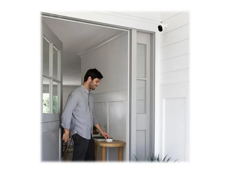 Arlo Pro 5 - Netværksovervågningskamera - udendørs, indendørs - vejrbestandig - farve (Dag/nat) - audio - trådløs - WiFi (pakke med 3)