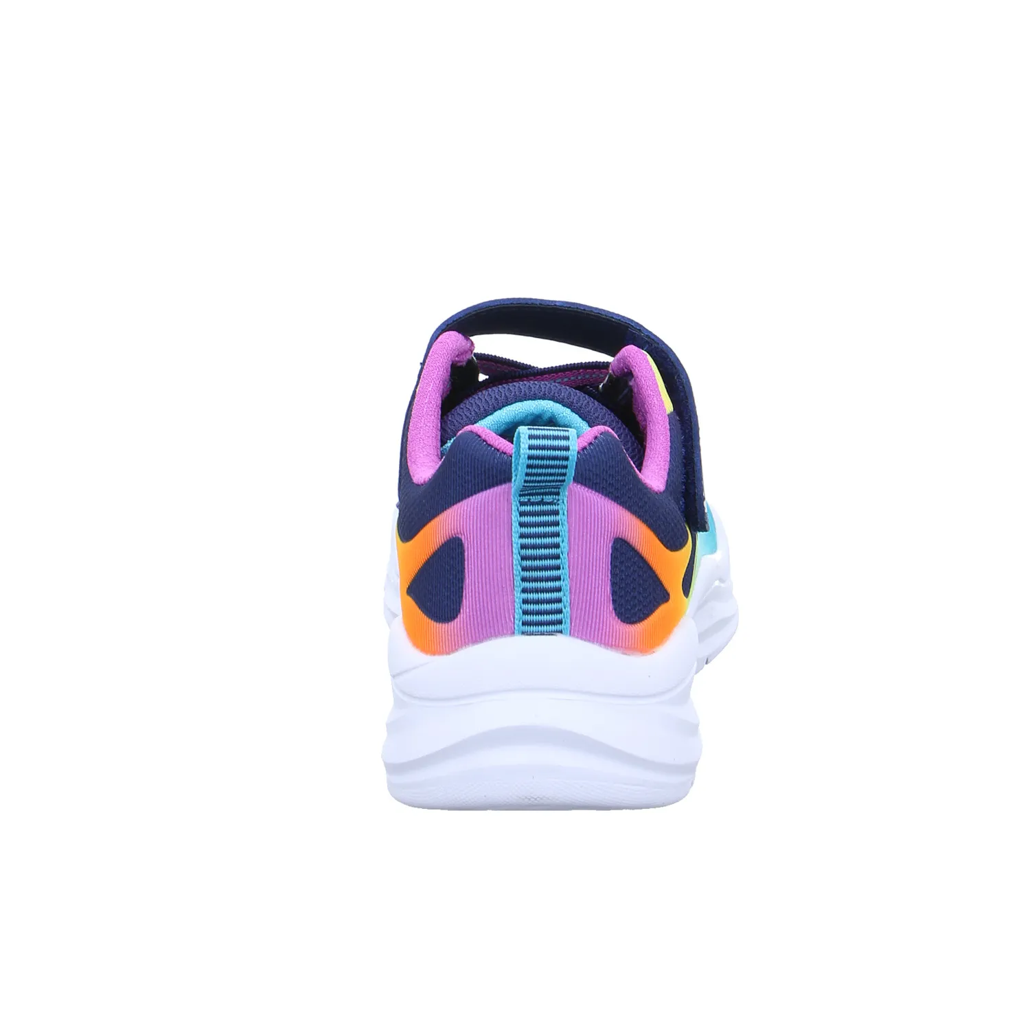 SKECHERS Mädchen-Halbschuh Klett Blau Textil  Sneaker