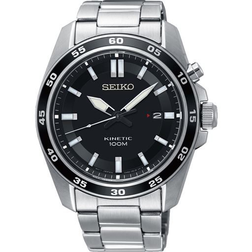 Seiko Conceptual Series Kinetic SKA785P1 Herreur, Stål, 43 mm