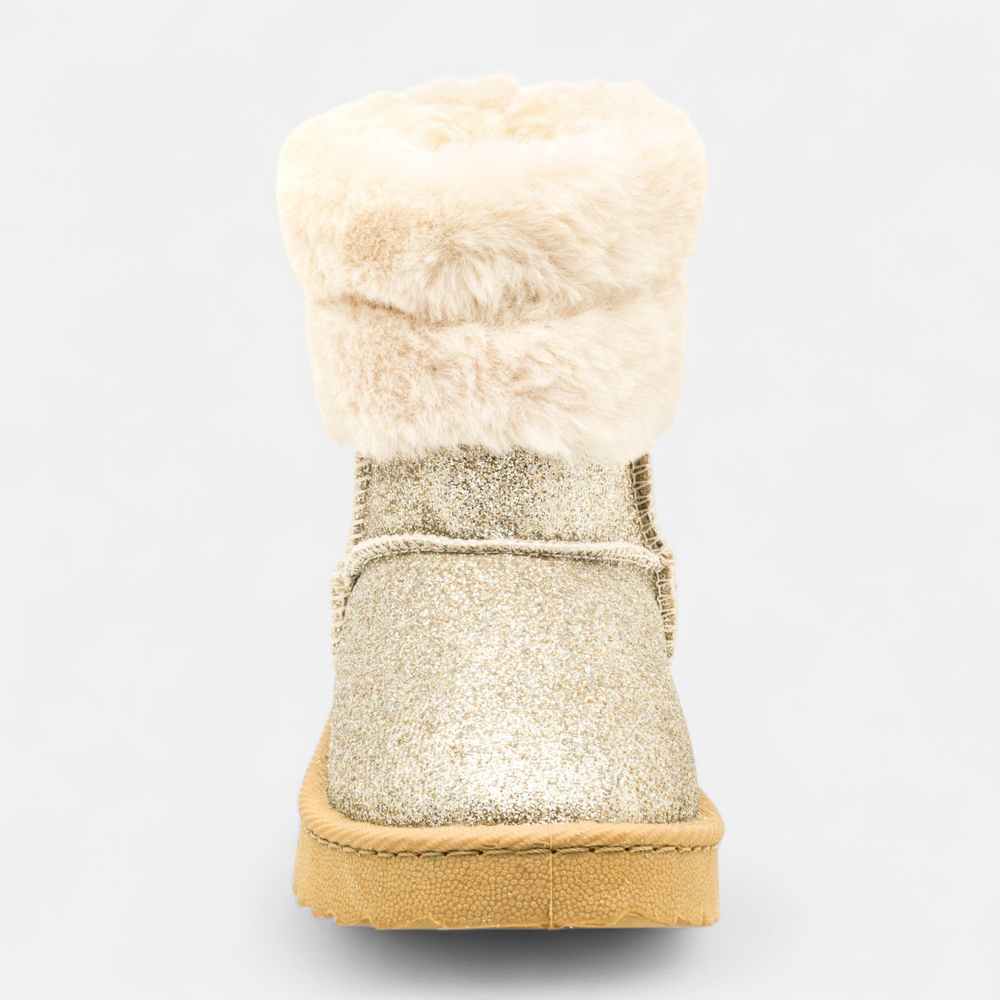 Bottines Fille or