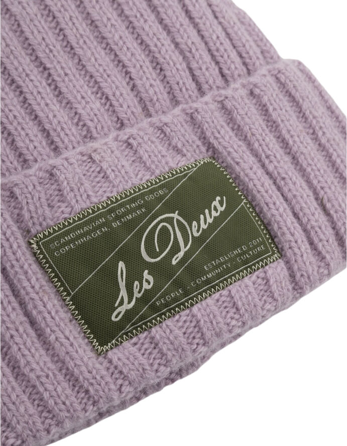 Les Deux Wells Wool Beanie Lyserød