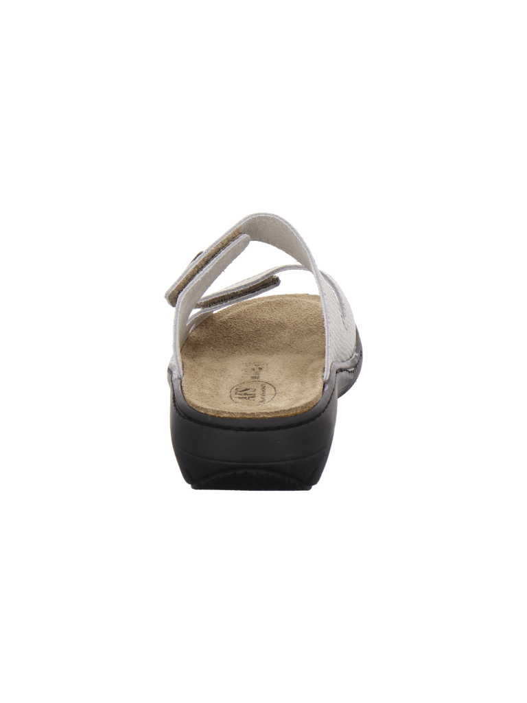 Pantoletten Damen Wechselfußbett sand-metallic