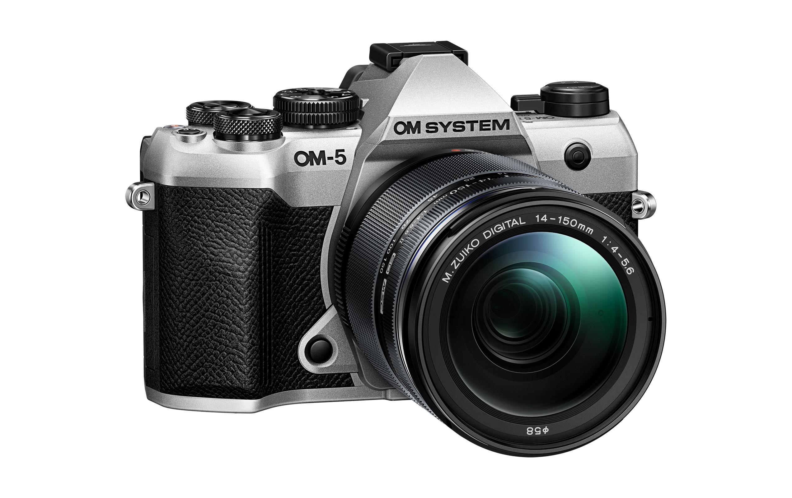 Fotokamera OM-5 II M.Zuiko Digital 14-150mm Kit Silber<br>Ultrakompakte, leichte spiegellose Kamera mit Objektiv