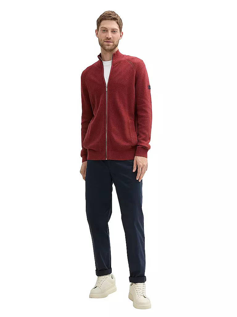 TOM TAILOR Strickjacke rot