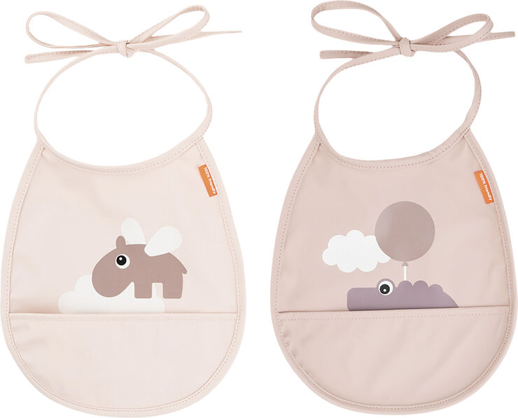 Done by Deer Mini hagesmæk m/lomme 2 stk. Happy clouds Pudder Pudder