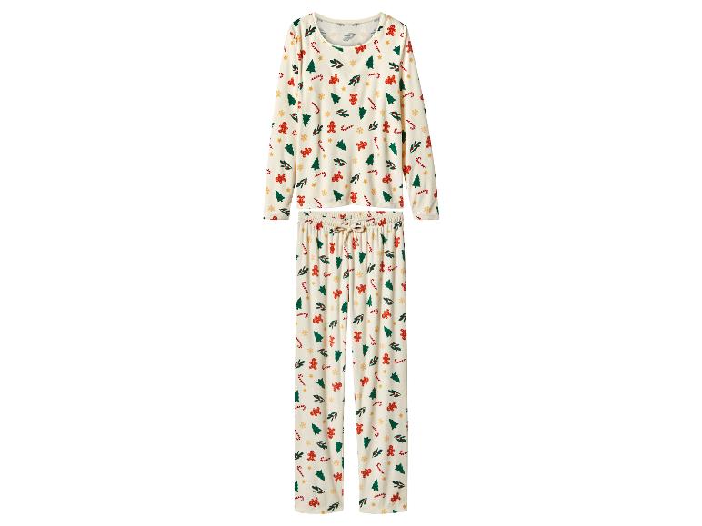 Velours dames kerstpyjama