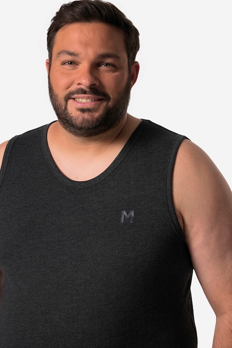 Men+ Tanktop, Basic, 2er-Pack, Rundhals, bis 8 XL