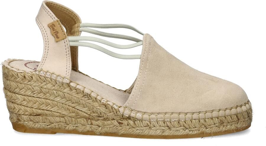 Toni Pons Tremp Dames Espadrilles Pedra Beige Suède TREMPpedra