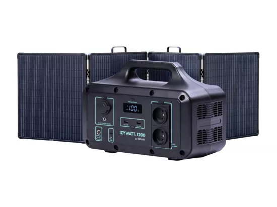 Pack générateur solaire Izywatt 1200 + panneau solaire 200W - Orium