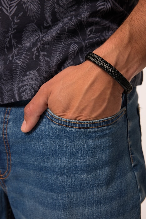 Leder-Armband, echtes Leder, Metall-Verschluss