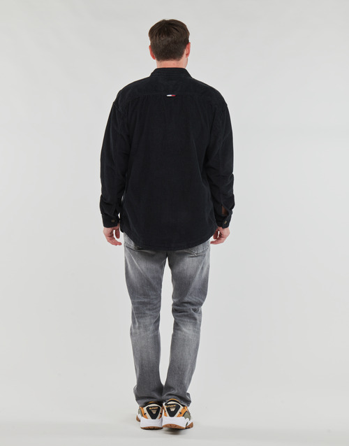 Tommy Jeans - TJM CASUAL CORDUROY OVERSHIRT - Noir