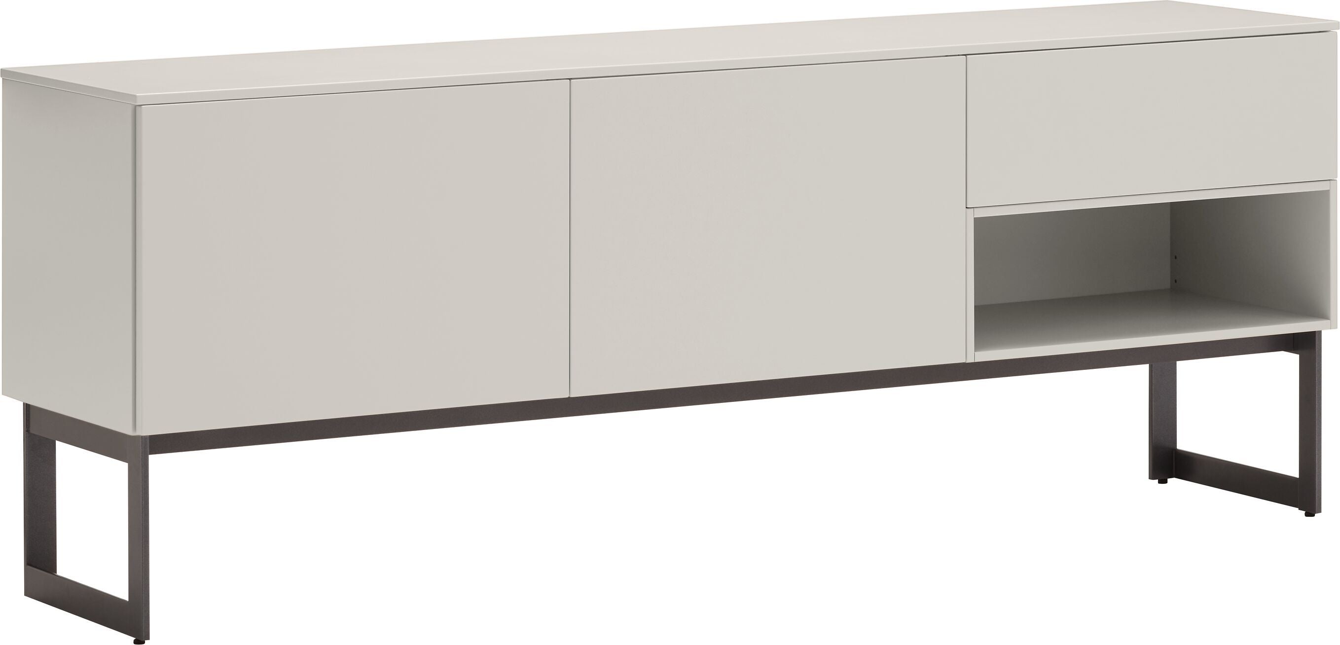 TILL Lowboard - Taupe / B: 168.0 cm x T: 41.0 cm x H: 64.6 cm
