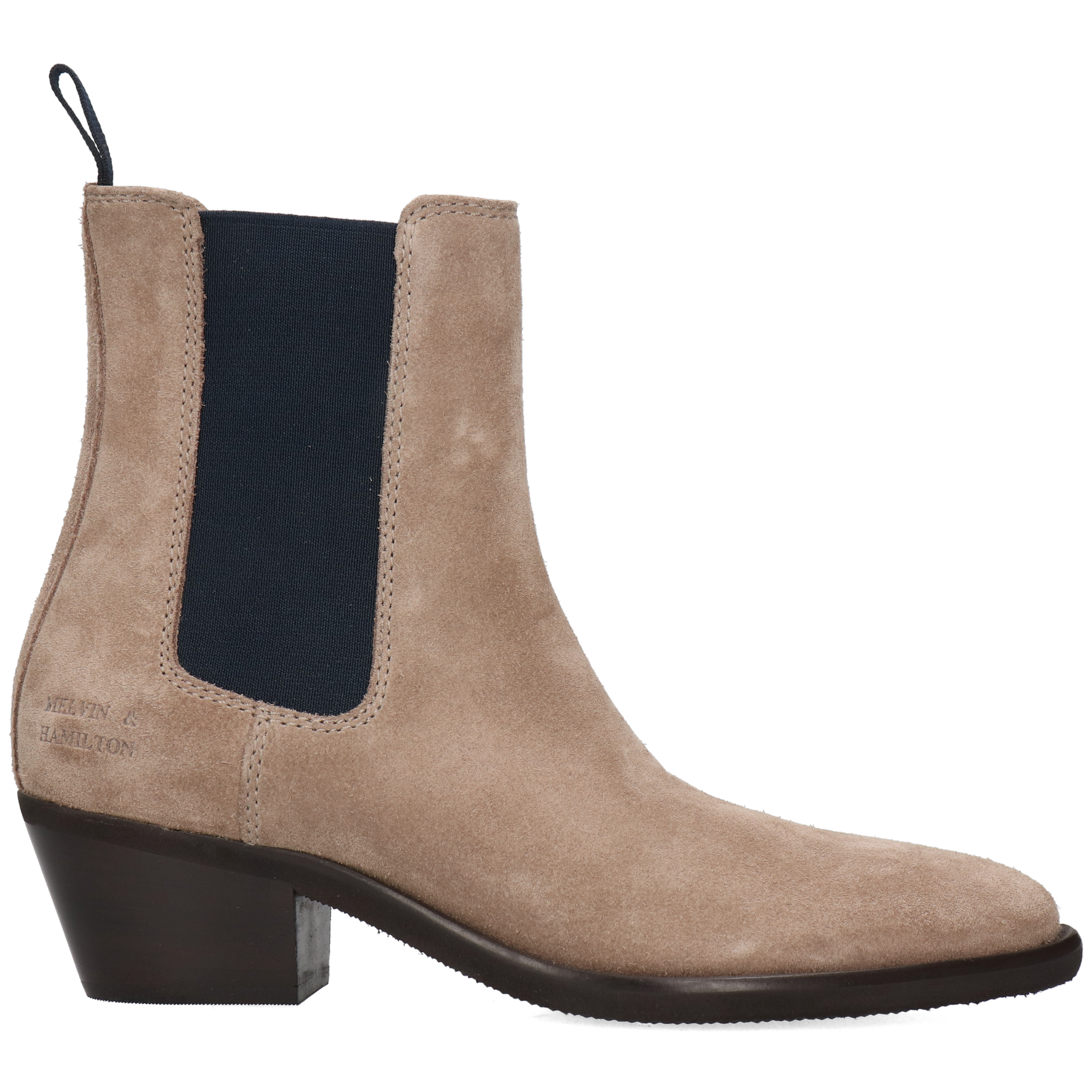 BRIDIE 3 - Bottines à talon cubain | Marron