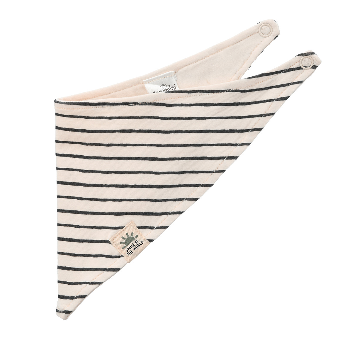 Topomini Baby Bandana mit Streifen cremeweiss