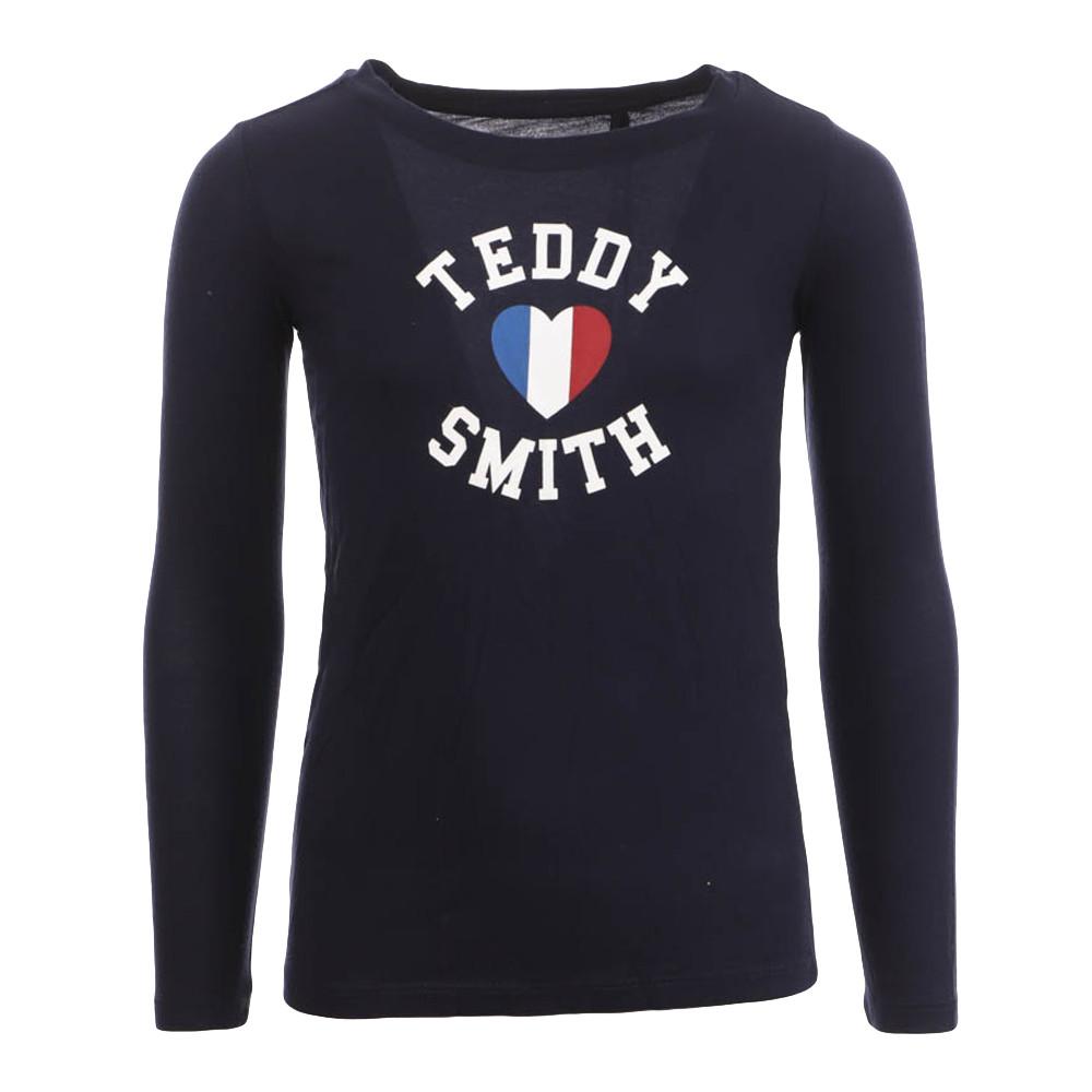 Teddy Smith T-shirt Marine Fille Teddy Smith Twelvo
