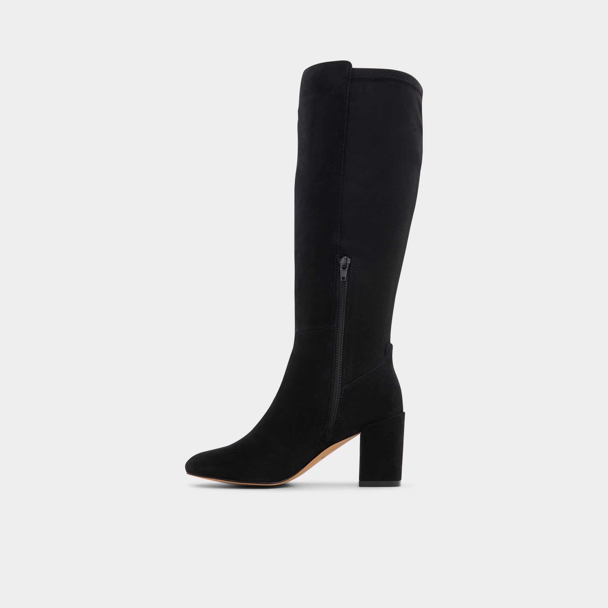 Satori Black Leather Suede Women Dress boots