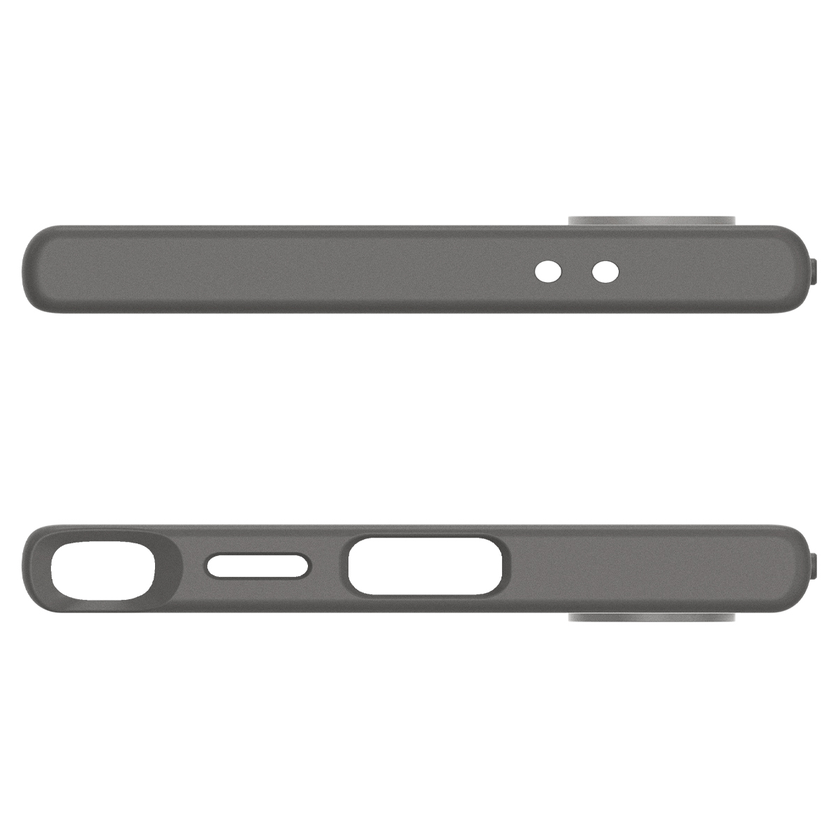 Samsung Galaxy S24 Ultra Liquid Air Case Gummi Hülle (ACS07448) - Granite Gray