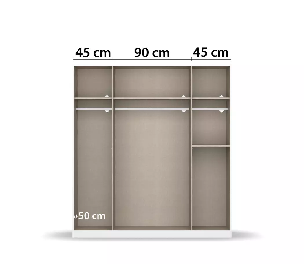 Kleiderschrank Ontario 181 x 197 cm