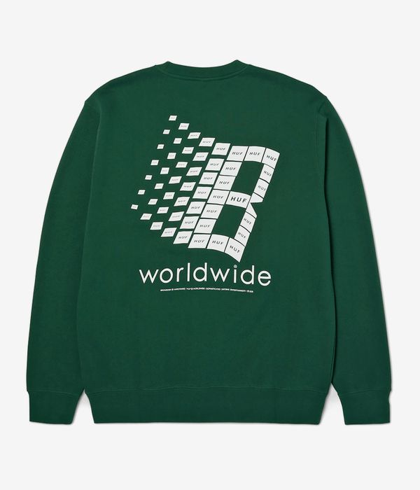 HUF x Bronze 56k Logo Sweatshirt (forest green)