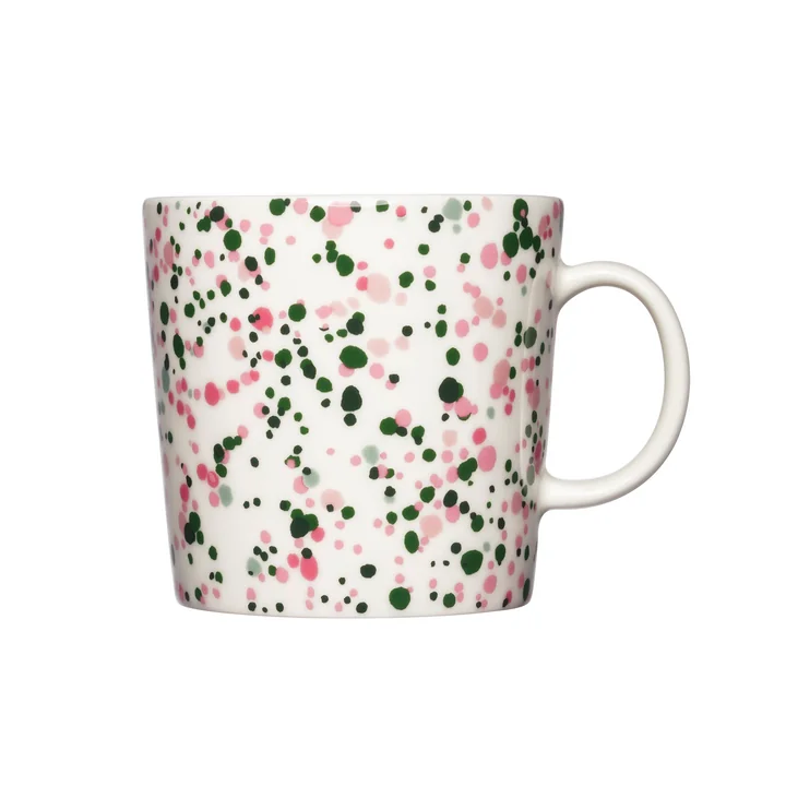 Iittala - Oiva Toikka Becher mit Henkel 0,4 l, pink-green