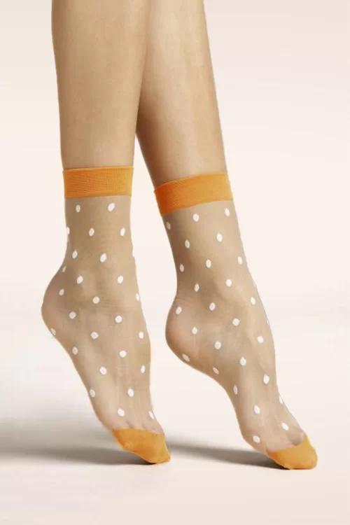 Fiorella Papavero Polkadot-sokken in poedervorm