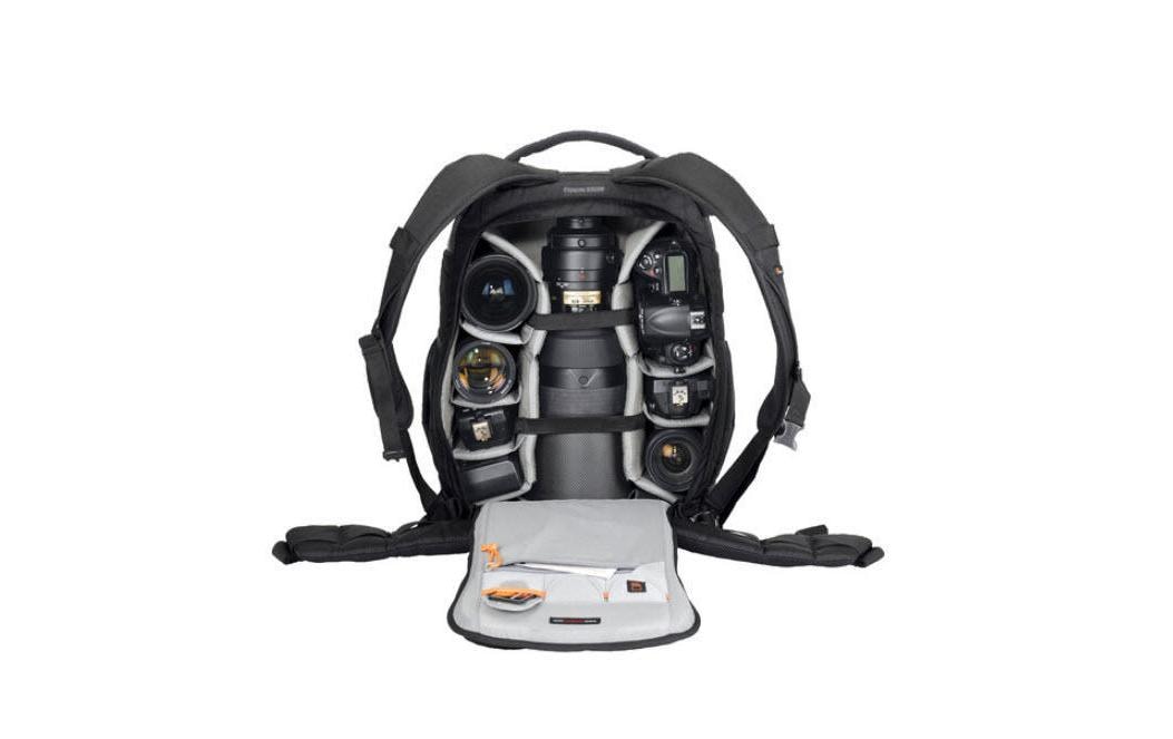 Fotorucksack Lowepro Flipside 500 AW II schwarz<br>Geräumiger Kamerarucksack mit sicherem Zugriff über die Rückseite