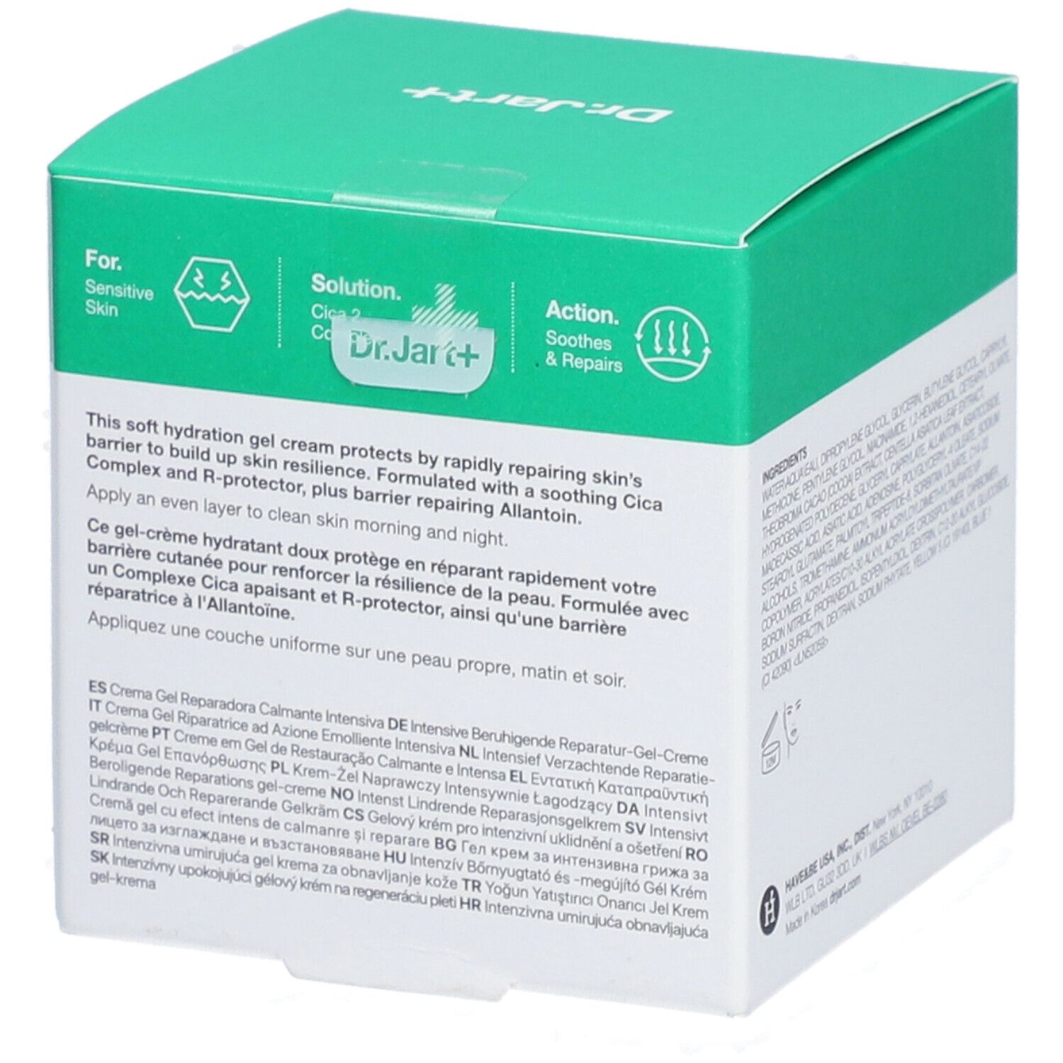 Dr.Jart+ CICAPAIR™ Intensive Soothing Repair Gel Cream - anti redness