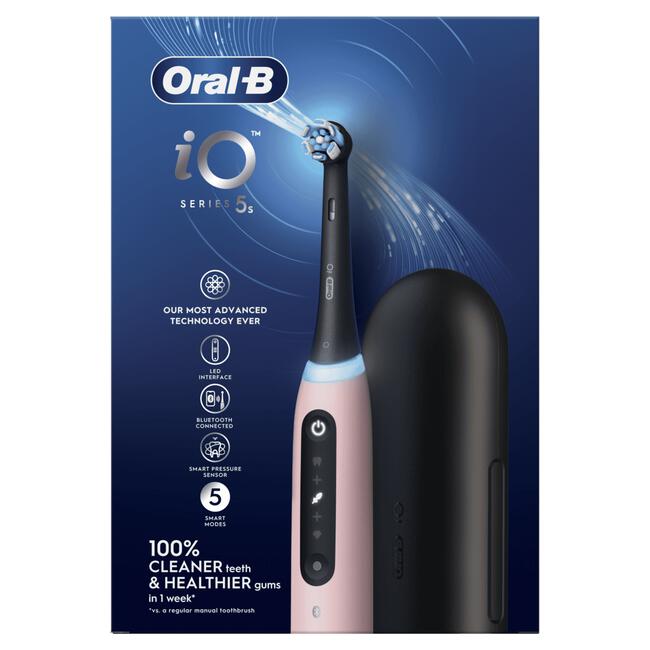 Oral-B iO 5S Roze Elektrische Tandenborstel By Braun